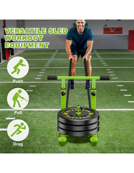 Trineo de Peso Choiana SP0513 para Entrenamiento de Fuerza