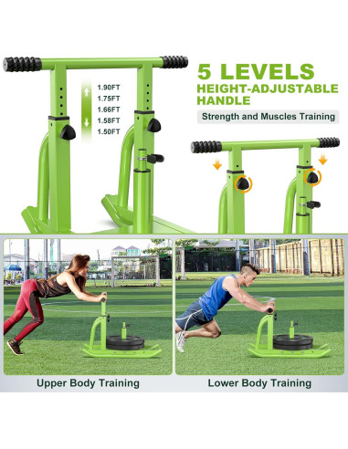 Trineo de Peso Choiana SP0513 para Entrenamiento de Fuerza