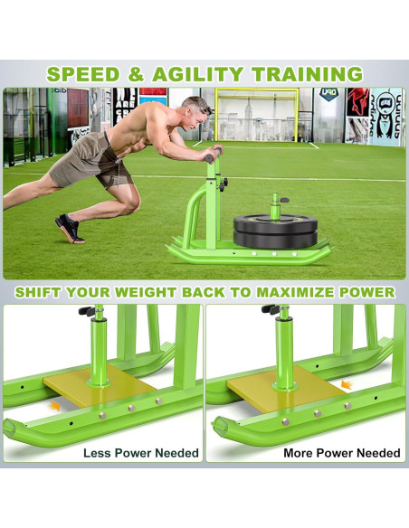 Trineo de Peso Choiana SP0513 para Entrenamiento de Fuerza