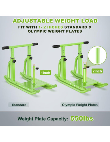 Trineo de Peso Choiana SP0513 para Entrenamiento de Fuerza