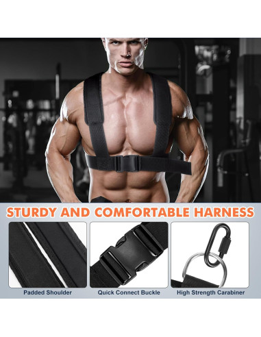 Trineo de Peso Choiana SP0513 para Entrenamiento de Fuerza