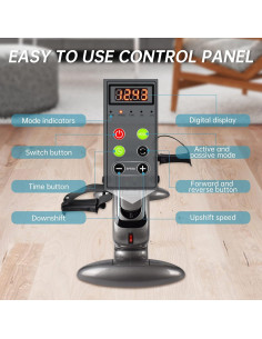 Ejercitador de Pedales Motorizado DQGM 2/1 para Rehabilitación 2