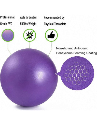 Mini Pelotas de Ejercicio CORINTH 25cm Antiburst Profesional