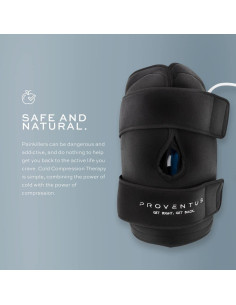 Faja de Compresión Fría para Rodilla Alivio Dolor - Inflable 2