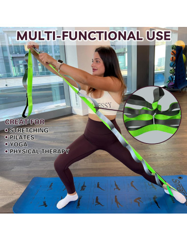 Correa de Estiramiento GULANESSY para Pies y Pantorrillas 2.44m