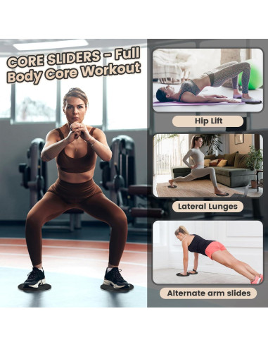 Conjunto de Pilates LumaHvn: Anillo, Pelota, Bandas y Más