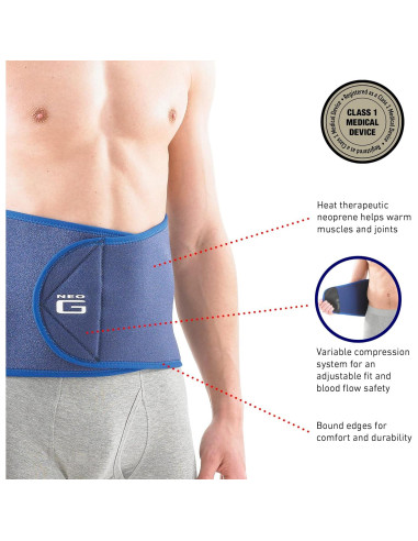 Faja de Cintura Espalda Neo-G - Soporte Ajustable Unisex