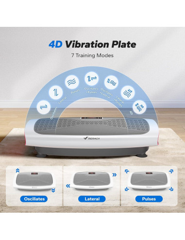 Máquina de Ejercicio de Placa de Vibración MERACH 4D con Cuerdas