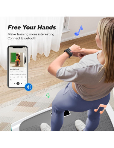 Máquina de Ejercicio de Placa de Vibración MERACH 4D con Cuerdas