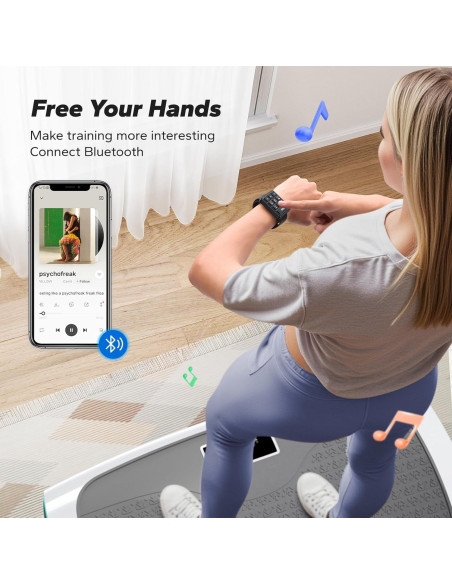 Máquina de Ejercicio de Placa de Vibración MERACH 4D con Cuerdas