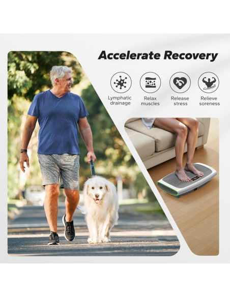 Máquina de Ejercicio de Placa de Vibración MERACH 4D con Cuerdas