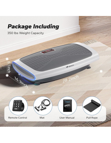 Máquina de Ejercicio de Placa de Vibración MERACH 4D con Cuerdas