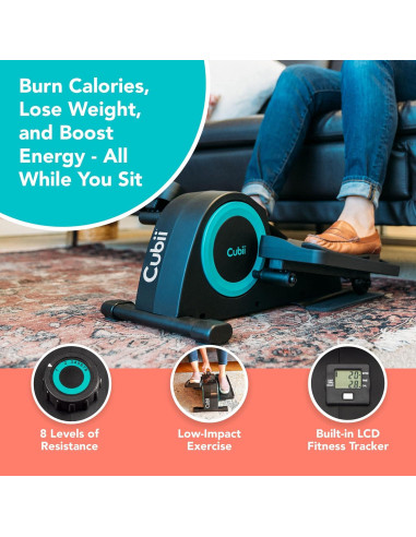 Cubii JR1 Elíptica Bajo Escritorio Compacta para Fitness