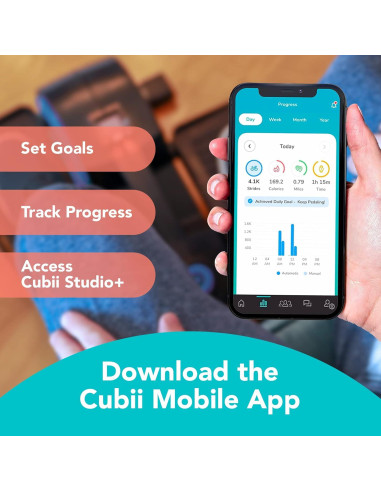 Cubii JR1 Elíptica Bajo Escritorio Compacta para Fitness