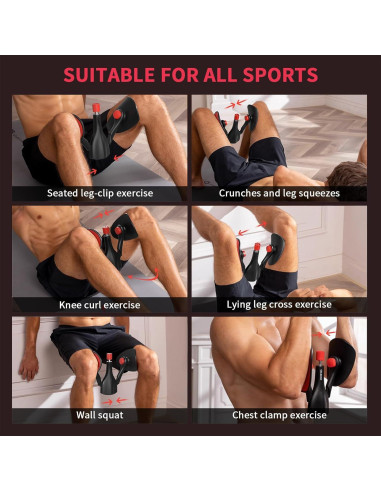 Entrenador de Muslos Pobugy - Ejercitador Kegel Portátil 0-50kg