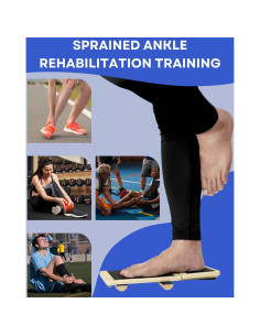 Fortalecedor de Tobillo Caredgitz con Férula y Tabla de Equilibrio 2