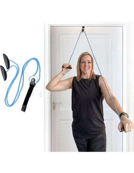 Polea para Hombro Mars Wellness sobre la Puerta - Terapia en Casa