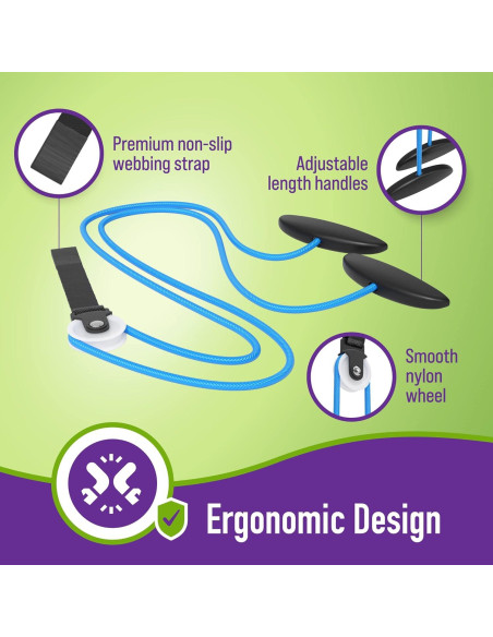 Polea para Hombro Mars Wellness sobre la Puerta - Terapia en Casa