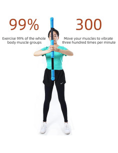 Barra de Ejercicio Elástica ANGLER DREAM 91.9 cm Azul 2