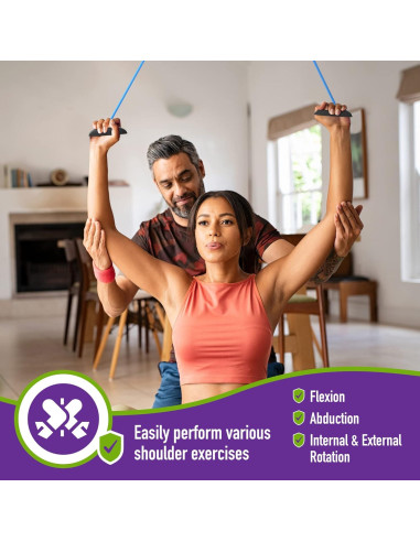 Polea para Hombro Mars Wellness sobre la Puerta - Terapia en Casa