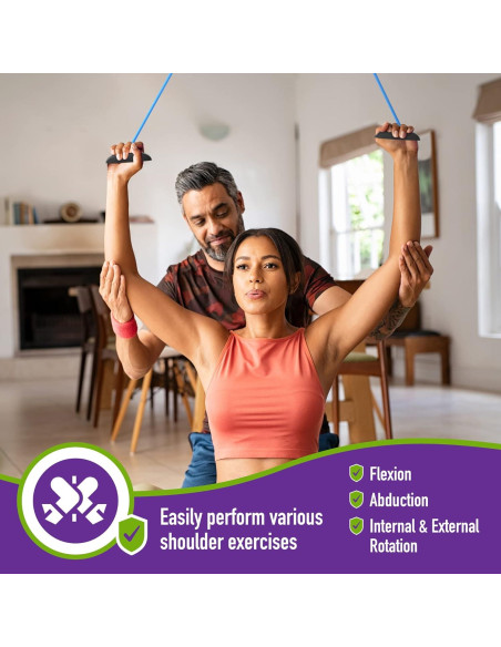 Polea para Hombro Mars Wellness sobre la Puerta - Terapia en Casa