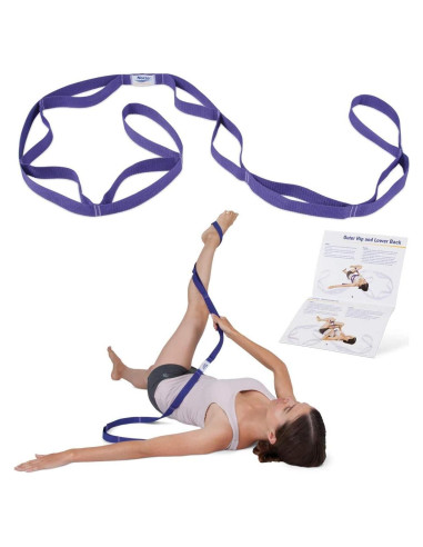 Correa de Estiramiento Balego con Asas para Yoga y Pilates