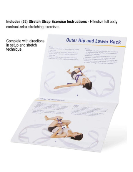 Correa de Estiramiento Balego con Asas para Yoga y Pilates