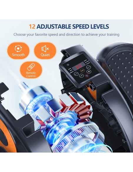 Ejercitador Elíptico Bajo Escritorio FRYLINE ATM-1 12 Velocidades