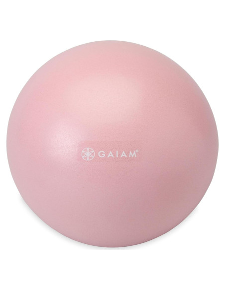 Bola Inflable Antiburst Gaiam 20 cm Rosa para Pilates y Yoga