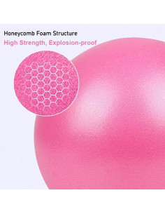 4 Pelotas de Pilates Inflables MoldFun 22.86 cm Antirrotura 2