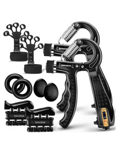 Kit de Ejercitadores de Agarre Navona 10 Piezas