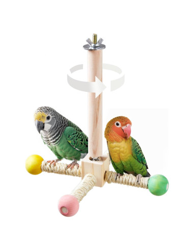 Juguete Giratorio para Aves Jevnd - Perchas Interactivas S