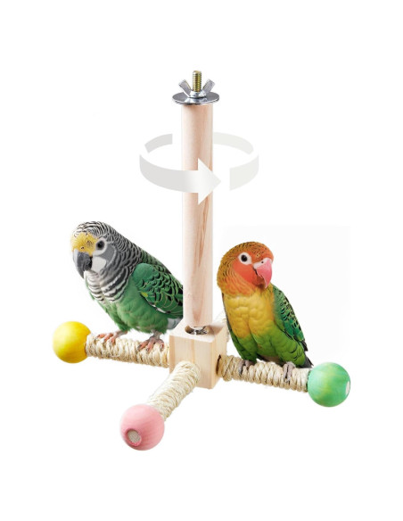 Juguete Giratorio para Aves Jevnd - Perchas Interactivas S
