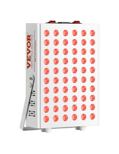 Panel de Terapia de Luz Roja VEVOR 80W 60 LEDs Doble Chip
