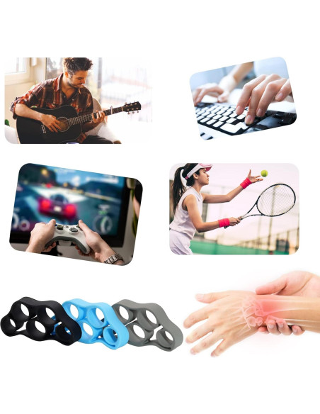 Fortalecedor de Agarre de Mano JULAR - 3 Niveles de Resistencia