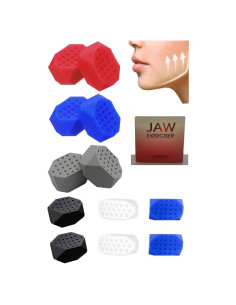 Ejercitador de Mandíbula Sushenwe 12 pcs Silicona Resistencia