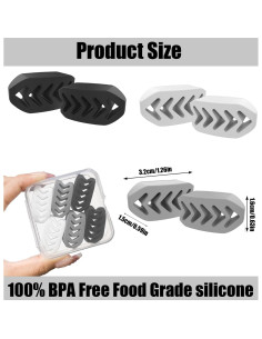 Ejercitador de Mandíbula Yomitek 6 Pcs Silicona 3 Niveles 2