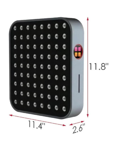 Panel de Terapia de Luz Roja RLT Home 72 LEDs 7 Longitudes