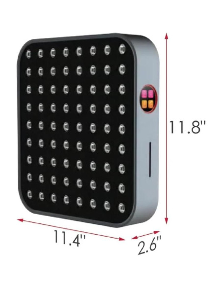 Panel de Terapia de Luz Roja RLT Home 72 LEDs 7 Longitudes