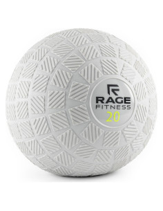 Bola de Slam Rage Fitness 6,80 kg - Agarre Firme Gris