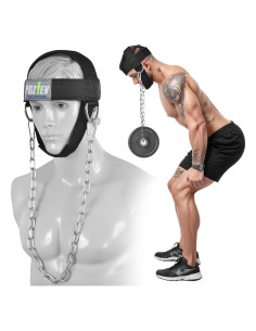 Arnés para Cuello POZTEV con Cadena Ajustable - Fortalece Músculos