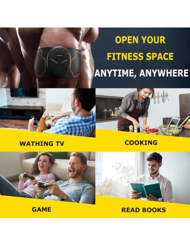 Cinturón Tonificador de Músculos Abdominales JoJoMooN - 0.29 kg