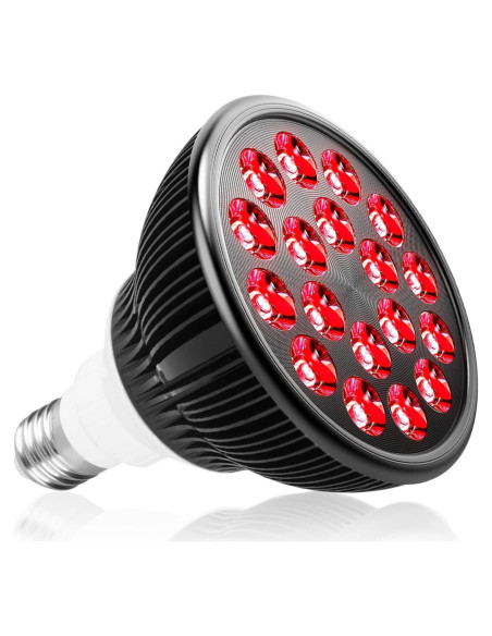 Bombilla Terapia Luz Roja Aumtrly 18 LEDs 660nm E26