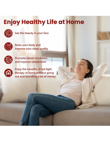 Bombilla Terapia Luz Roja Aumtrly 18 LEDs 660nm E26