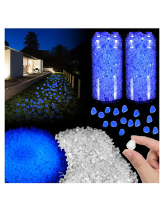 Grava que Brilla en la Oscuridad Sasylvia 6000 Pcs Blanca