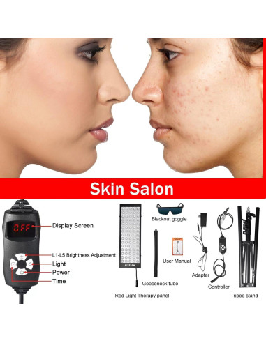 Lámpara de Terapia de Luz Roja ROEDAX-HAO 660/850nm LED