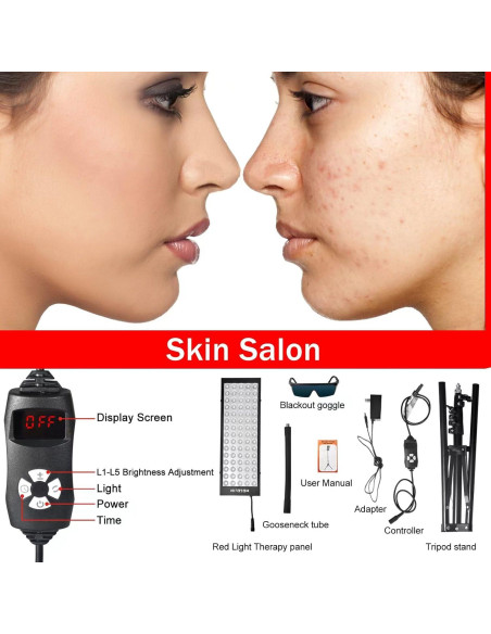 Lámpara de Terapia de Luz Roja ROEDAX-HAO 660/850nm LED