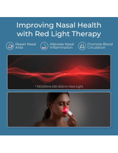 Terapia de Luz Roja Portátil Scienlodic para Nariz - Blanco 2