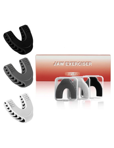 Entrenador de Mandíbula Genérico 3PCS Silicona 3 Niveles