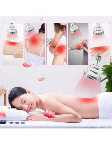 Lámpara Terapia Luz Roja PDGROW 48W E26 670nm 850nm